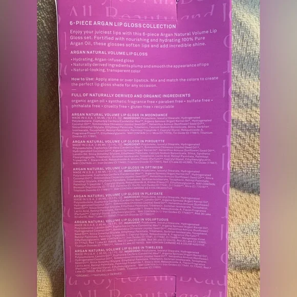 New Six Lip Glosses by Josie Maran